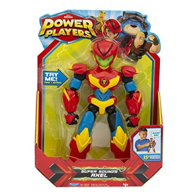 Image de POWER PLAYERS Figurine Deluxe électronique 22 cm, Axel, Fonctions Sonores avec les voix de la série, Jouet pour enfants dès 4 ans, PWW023