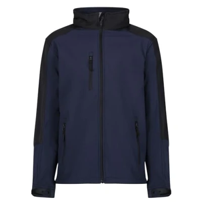 Image de Regatta Veste Softshell Homme Imperméable et Respirante avec Capuche HYDROFORCE Soft Shell Navy/Black FR: M (Taille Fabricant: M)