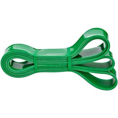 Image de Amazon Basics Bande élastique de résistance 22.6 56.6 kg vert