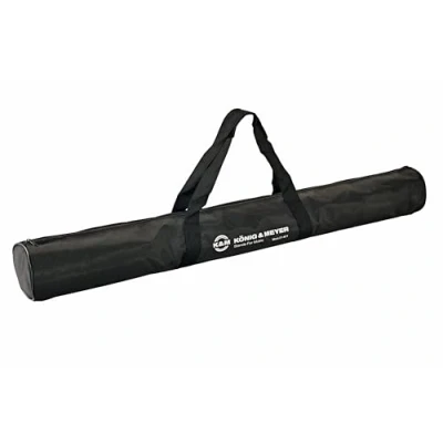 Image de K&amp;M 21421 Sac de transport Noir tissu nylon indéchirable et imperméable pour 2 pieds micro, compartiments intérieurs