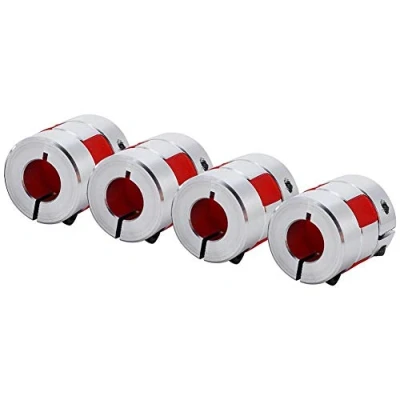 Image de couplage d&#039;arbre prune, 6,35 mm x 10 mm, prunier flexible CNC pas à