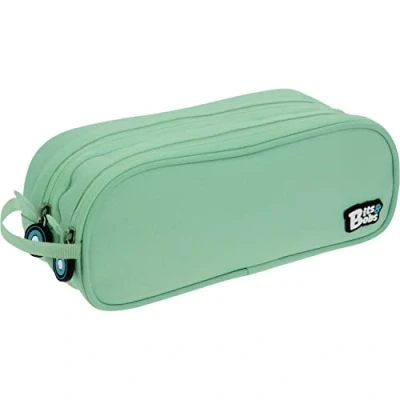 Image de Grafoplás Trousse Scolaire Double Mint 24,5 x 9,5 cm Bits&amp;Bobs Couleurs Soft, Menthe 24,5x9,5cm,