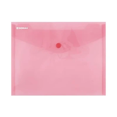 Image de Pochette Enveloppe DONAU Fermeture Bouton PP C5 180 Microns Rouge / Type Enveloppe/Type Avec Bouton/Index B.d. Matériau PP/Couleur Rouge/Format épaisseur (mm) 180µm
