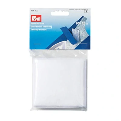 Image de Prym Dressmaker&#039;s Interfacing, Polyester, White, 90 x 45 cm