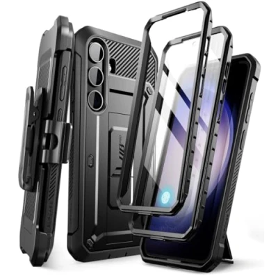 Image de SUPCASE Unicorn Beetle Pro Coque pour Samsung Galaxy S24 Plus avec Support [2 Cadres Avant] [Protecteur d&#039;écran intégré et Clip Ceinture] [Protection de qualité Militaire] téléphone