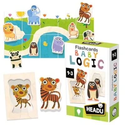 Image de Headu Flashcards Baby Logic Gioco, Multicolore, MU23813