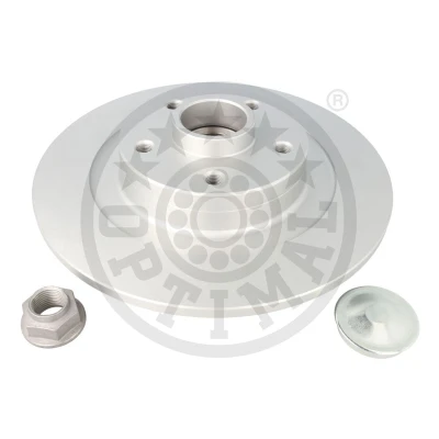 Image de OPTIMAL 702976BS2 Disque de frein 300 11 5/5 plein revêtu avec roulement roues intégré, capteur ABS intégré RENAULT: GRAND SCENIC 2, LAGUNA 3