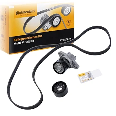 Image de CONTITECH 5PK1750K1 Jeu de courroies trapézoïdales à nervures RENAULT: CLIO 2, Scénic 1, Kangoo I, DACIA: Sandero Logan I MCV, Berline