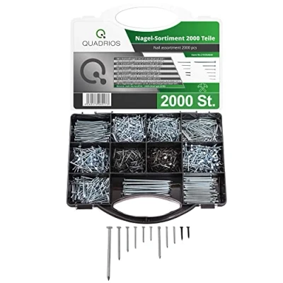 Image de Quadrios 2103SA044 Assortiment de clous Contenu 2000 pc(s)