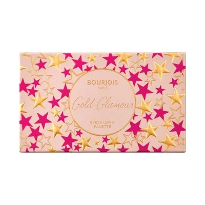 Image de Bourjois Volume Glamour Soirs de Paris, 01 Gold, Palette fards à paupières, Nuances beiges et noir profond doré, Estompable, Modulable, Texture crème poudre, Tenue jusqu’à 15 heures