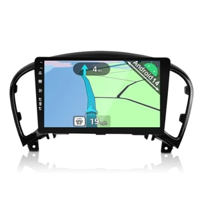 Image de YUNTX Android 14 Autoradio Compatible avec Nissan Juke (2010 2014) YF15 Infiniti ESQ GPS 2 Din Caméra arrière &amp; Micro Gratuits Soutien DAB/Commande au Volant /4G/WiFi/Bluetooth/Mirrorlink/Carplay