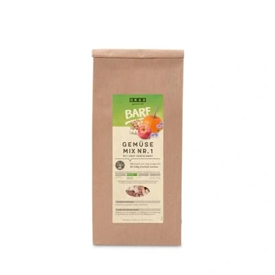 Image de GRAU L’original Mélange No 1 De Légumes Séchés Avec Fruits Pour Menus BARF Chiens, Lot (1 x 500 g), Complément Alimentaire Chiens