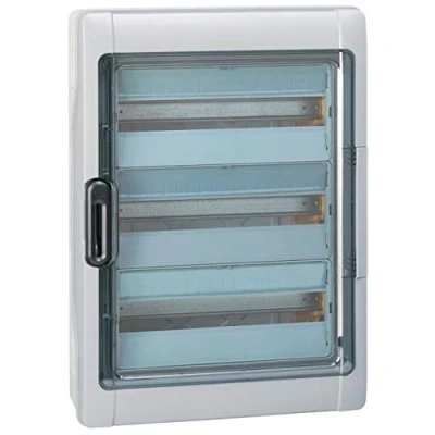 Image de Legrand 001926 Coffret Étanche Plexo avec Embouts à Perforation Directe Prémontés IP65 IK09, 3X18 Modules, Gris