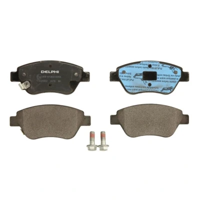 Image de DELPHI LP2478 Jeu de plaquettes frein avec indicateur d&#039;usure tôle anti bruit accessoires OPEL: Adam