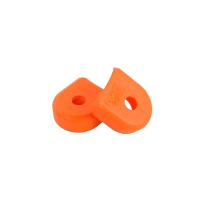 Image de Cache manivelle BOOT PEDAL (pédalier alu) orange