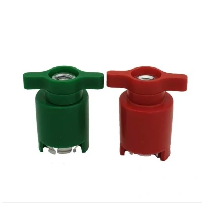 Image de PLANET TECH PL5002 Cosse de batterie pour pôle positif, négatif vert, Rouge