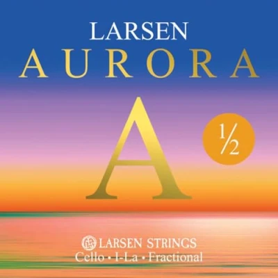 Image de Larsen Aurora cordes de violoncelle medium A 1/2