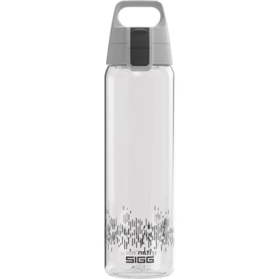 Image de SIGG Gourde Transparente Tritan Total Clear ONE Convient Aux Boissons Gazeuses Lavage Au Lave Vaisselle Étanche Sans BPA 0,75L