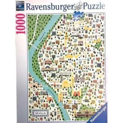 Image de Ravensburger Puzzle 1000 pièces illustrés 2D, 17607, Multicolore