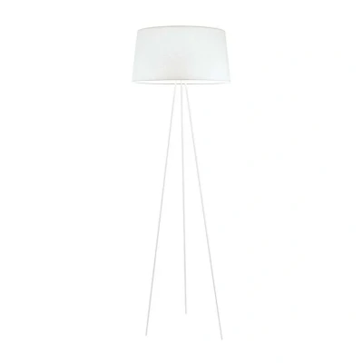 Image de Kundalini trépied lampadaire avec variateur, blanc