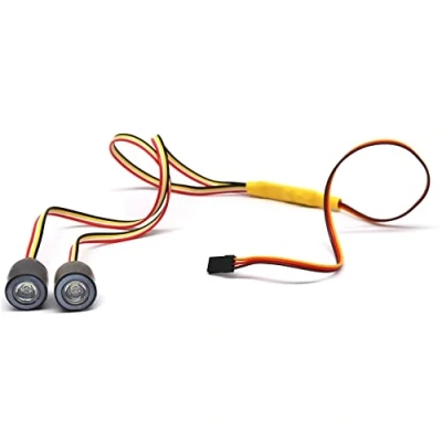 Image de WANGCL 12 modes de phares RC multicolores 19 mm pour voiture télécommandée 1/10 Traxxas TRX 4 Axial Scx10 RC4WD D90 Crawler Accessoires