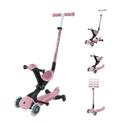 Image de Trottinette Go Up Deluxe Lights Eco Logic 360 Framboise