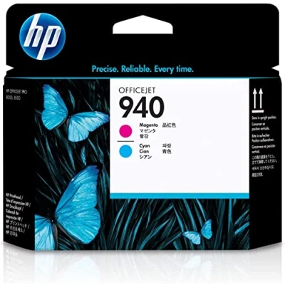 Image de HP 940 Cartouche d&#039;Encre Authentique (C4901A) Cyan/Magenta Standard