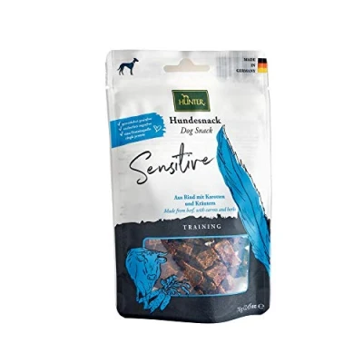 Image de HUNTER Training Friandise pour Chien sans céréales, Sucre ajouté, 70 g, Sensible