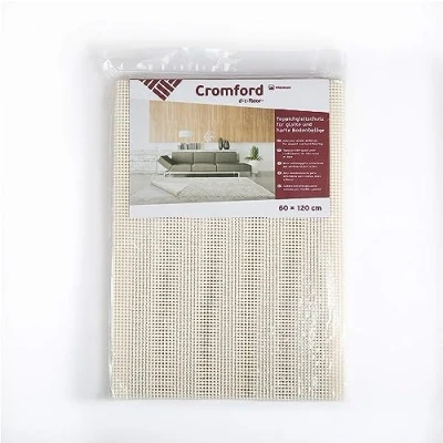 Image de d c fix sous tapis antidérapant Cromford pour sols lisses &amp; durs anti glisse tissu dérapant découpable protection moquette 60 cm x 1,2 m 2,1 mm