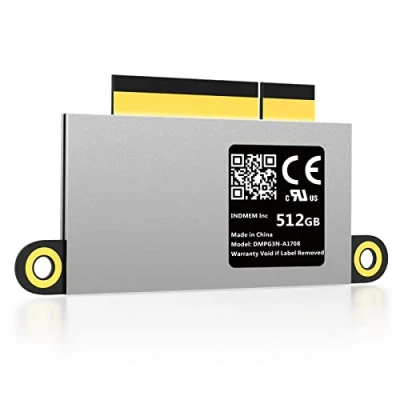 Image de INDMEM NVMe SSD PCIe 512 Go compatible avec MacBook Pro 2016 et 2017 13&quot; A1708(EMC 3164/2978) Non Touch Bar