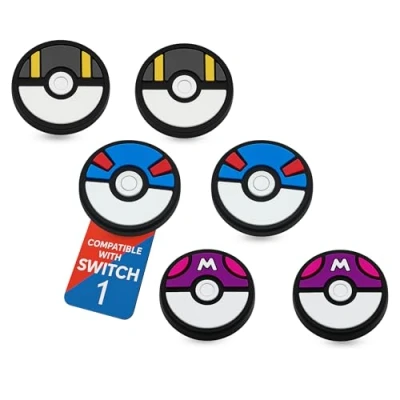 Image de MatoSan® 6 Capuchons de Joystick compatibles avec Nintendo Switch Grip Joy Con Lite Thumbstick OLED Accessoires Thumb Grips Pouce