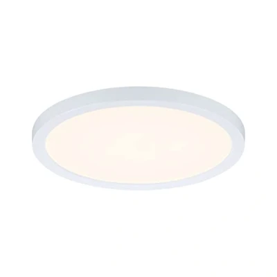 Image de Paulmann 93049 Panneau LED Spots encastrés Areo VariFit IP44 3 Niveaux 175 mm Rond INCL. 1x13 Watts gradable Blanc Plastique 3000 K, Matière, 13 W