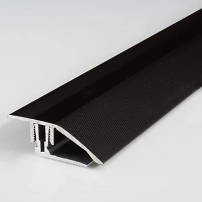 Image de PROVISTON Profilé de rattrapage à clipser Alu anodisé 41 x 11 15 1000 mm Bronze foncé À visser Barre seuil niveau 1 pc