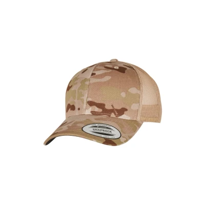 Image de Flexfit Retro Trucker Multicam Casquette, Taille: One Size, arid tan