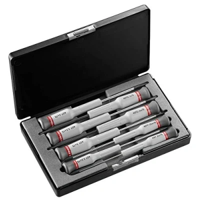 Image de FACOM Coffret de 8 Tournevis Micro Tech Fente et Phillips AEF.J3 Précision 5 3 Rangement Compris Matériau Robuste