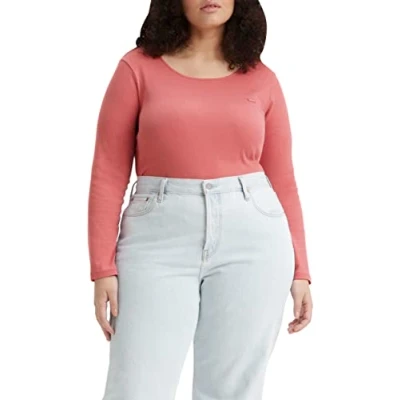Image de Levi&#039;s Honey LONG Sleeve Tshirt à manches longues, Femme, Taille: 48/50, Julip stripe mole