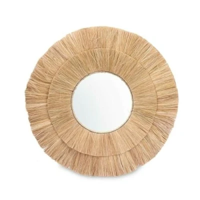 Image de Gift Decor Miroir Mural Marron Verre Herbe 110 x 3 cm