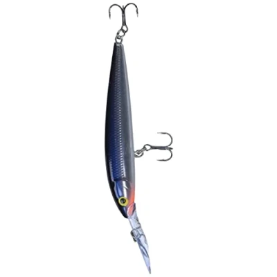 Image de Rapala Leurre de Pêche Down Deep Husky Jerk Matériel Résistant Traîne d&#039;Eau Douce et Mer Prof Nage 2.1 4.8m 10cm / 11g Fabriqué en Estonie Silver