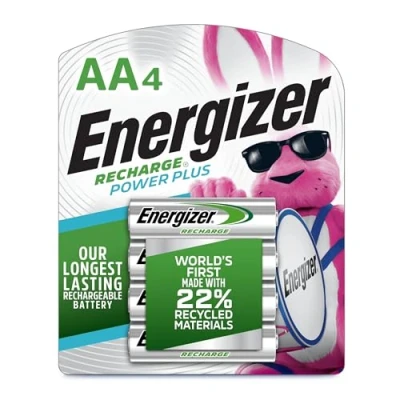 Image de Energizer Power Plus NiMH Piles AA rechargeables, (2300 mAh, pré chargées)