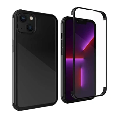 Image de MyGadget Coque à 360 pour iPhone 14 Plus Protection Intégrale Full Body Cover avec Protecteur d&#039;écran Crystal Case Pare Chocs Robuste
