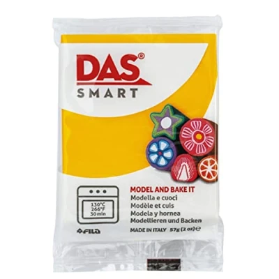 Image de DAS Smart Pâte polymère à cuire au four Pain 57g jaune chaud