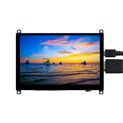 Image de Waveshare Écran 5 Pouces HDMI LCD 800x480 TFT Tactile Capacitif Display Moniteur pour Raspberry Pi 4B/3B+/A+/B/2B/B+/A+/Zéro W Compatible avec Windows 10/8.1/8/7