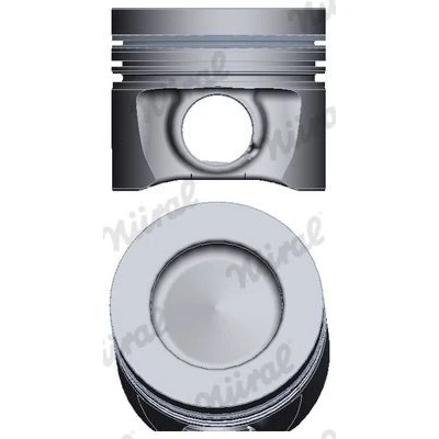 Image de NÜRAL 87 443100 10 Piston 85 avec canal de refroidissement, porte segment, pour bielle trapézoïdale PEUGEOT: 308 II 3/5 portes, 5008 I