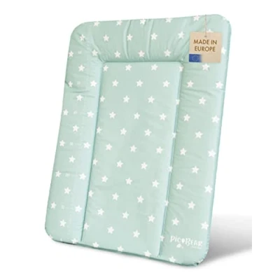 Image de pic Bear Matelas à langer, certifié Oeko Tex, facile d&#039;entretien, 50 x 70 cm, vert