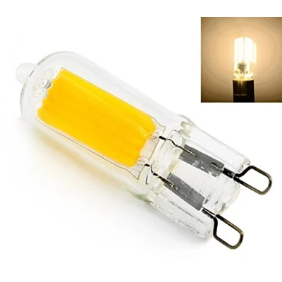 Image de 3 x G9 Mini LED 2,5 W en verre COB blanc chaud Ampoule Lampe
