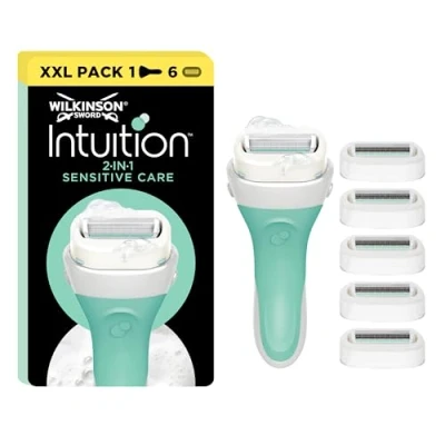 Image de Wilkinson Sword Intuition Sensitive Care 1 Rasoir + 6 Lames