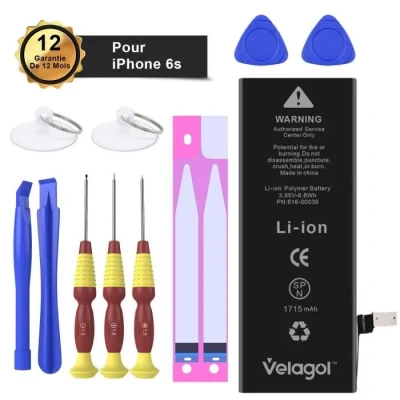 Image de Batterie Interne Pour iPhone 6S 1715mAh en Lithium Ion Rechargeable de Remplacement avec Kit d&#039;outils