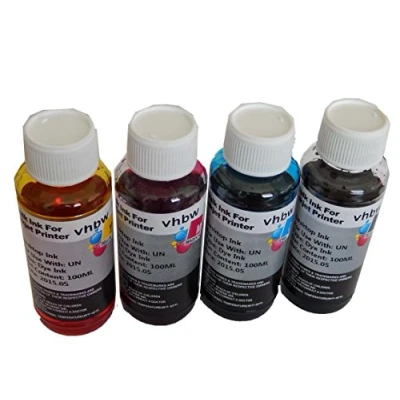 Image de vhbw 4X Encre de Recharge Compatible avec Canon Pixma G3501, G3510 imprimante Kit Dye Cyan, Magenta, Noir, Jaune