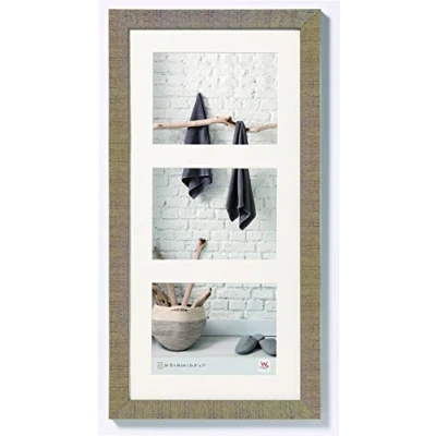 Image de walther design cadre photo beige 3x 13x18 cm galerie avec passe partout, Home en bois HO338C