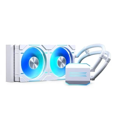 Image de Phanteks Glacier One 240D30 DRGB Processeur Refroidisseur de liquide tout en un 12 cm Blanc 1 pièce(s) Neuf